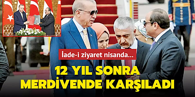 12 yıl sonra merdivende karşıladı