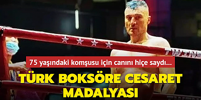 75 yaşındaki komşusu için canını hiçe saydı... Türk boksöre cesaret madalyası