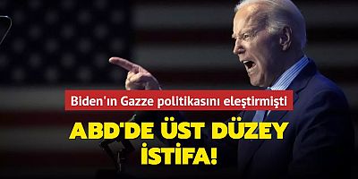 ABD'de üst düzey istifa! Biden'ın Gazze politikasını eleştirmişti