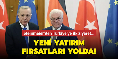 Almanya Cumhurbaşkanı Steinmeier'den Türkiye'ye ilk ziyaret... Yeni yatırım fırsatları yolda...