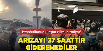 Arızayı 27 saattir gideremediler... İstanbullunun ulaşım çilesi bitmiyor!