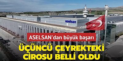 ASELSAN'ın üçüncü çeyrekteki cirosu belli oldu