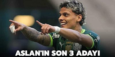 Aslan'ın son 3 adayı