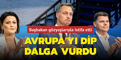 Avrupa'yı dip dalga vurdu... Başbakan gözyaşlarıyla istifa etti