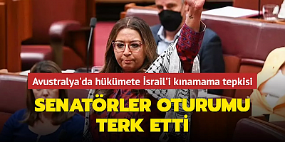 Avustralya'da hükümete İsrail'i kınamama tepkisi... Senatörler oturumu terk etti