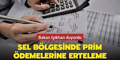 Bakan Işıkhan: Prim ödemelerini 1 yıla kadar erteliyoruz