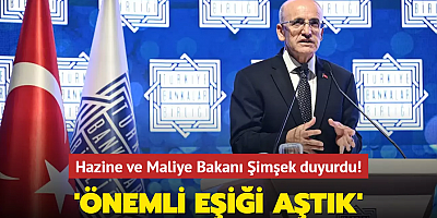 Bakan Şimşek'ten 'önemli eşiği aştık' mesajı! Önümüzdeki birkaç ay sonuçlarını hissedeceğiz