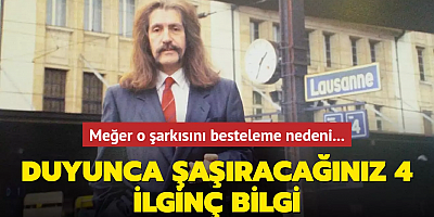 Barış Manço hakkında duyunca şaşıracağınız 4 ilginç bilgi