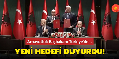 Başkan Erdoğan canlı yayında Arnavutluk ile ilgili yeni hedefi duyurdu! 