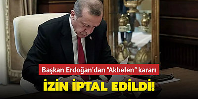 Başkan Erdoğan'dan 