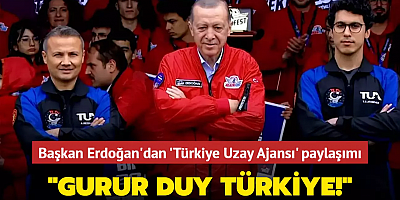 Başkan Erdoğan'dan 'Türkiye Uzay Ajansı' paylaşımı... 