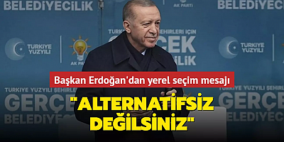 Başkan Erdoğan'dan yerBaşkan Erdoğan'dan yerel seçim mesajı: 