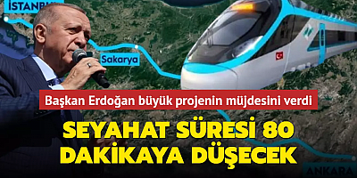 Başkan Erdoğan müjdeyi verdi: İstanbul-Ankara arasını 80 dakikaya düşürecek Süper Hızlı Tren Projesi'nde yeni gelişme