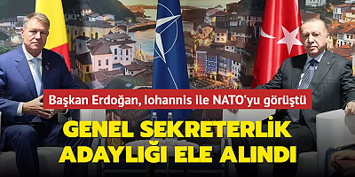 Başkan Erdoğan Romanya Cumhurbaşkanı Klaus Iohannis ile görüştü: NATO genel sekreterliği adaylığı ele alındı