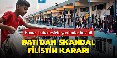 Batı'dan skandal Filistin kararı... Hamas bahanesiyle UNRWA'ya yardımlar kesildi
