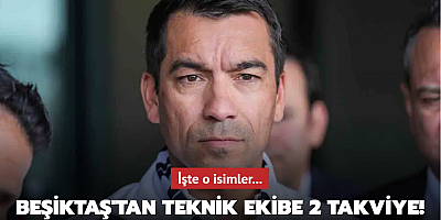 Beşiktaş'tan teknik ekibe 2 takviye! İşte o isimler...