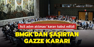 BMGK'dan şaşırtan Gazze kararı... 'Acil adım atılması' kararı kabul edildi