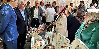 ÇERMİK HALK EĞİTİM MERKEZİ’NİN YIL SONU SERGİSİ BÜYÜK İLGİ GÖRDÜ
