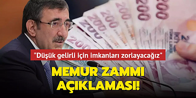 Cevdet Yılmaz'dan memur zammı açıklaması: Düşük gelirli için imkanları zorlayacağız