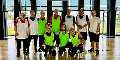 Cumhurbaşkanı Erdoğan basketbol maçı yaptı