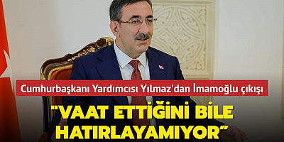 Cumhurbaşkanı Yardımcısı Yılmaz'dan Ekrem İmamoğlu çıkışı: 