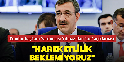 Cumhurbaşkanı Yardımcısı Yılmaz'dan 'kur' açıklaması: 