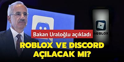 Discord ne zaman açılacak? Roblox ne zaman açılacak? Bakan Uraloğlu açıkladı