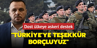 Dost ülkeye askeri destek! 