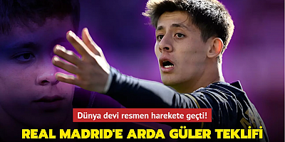 Dünya devi resmen harekete geçti! Real Madrid'e Arda Güler teklifi...