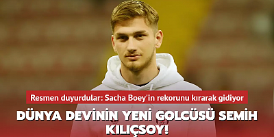 Dünya devinin yeni golcüsü Semih Kılıçsoy! Resmen duyurdular: Sacha Boey'in rekorunu kırarak gidiyor