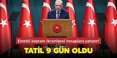 Emekli bayram ikramiyeleri ne zaman yatacak? Kurban Bayramı tatili kaç gün? Başkan Erdoğan canlı yayında açıkladı