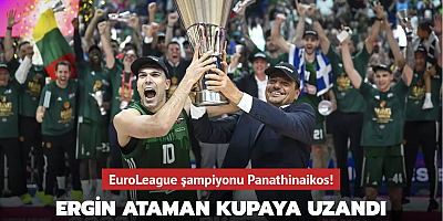EuroLeague şampiyonu Panathinaikos! Ergin Ataman kupaya uzandı