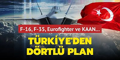 F-16, F-35, Eurofighter ve KAAN... Forbes yazdı... Türkiye'den dörtlü plan