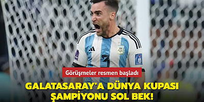 Galatasaray'a Dünya Kupası şampiyonu sol bek! Görüşmeler resmen başladı