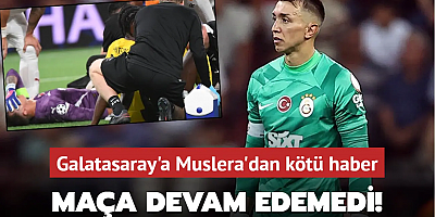 Galatasaray'a Muslera'dan kötü haber! Devam edemedi