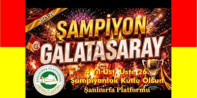 Galatasaray'ın 26. Şampiyonluğu Kutlu Olsun!