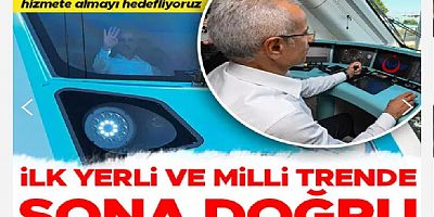 İlk yerli ve milli hızlı trende sona doğru... Bakan Uraloğlu: 2025 yılında hizmete almayı hedefliyoruz