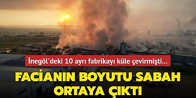 İnegöl'deki facianın boyutu sabah ortaya çıktı