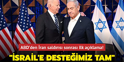 İran saldırısı sonrası ABD'den ilk açıklama: İsrail'e desteğimiz tam