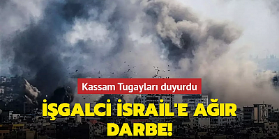 İşgalci İsrail'e ağır darbe! Kassam Tugayları duyurdu