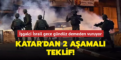 İşgalci İsrail gece gündüz demeden vuruyor! Katar'dan 2 aşamalı teklif