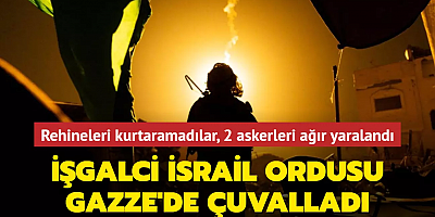 İşgalci İsrail ordusu Gazze'de çuvalladı... Rehineleri kurtaramadılar, 2 askerleri ağır yaralandı