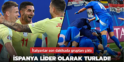 İspanya lider olarak turladı! İtalyanlar son dakikada gruptan çıktı