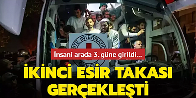 İsrail ile Hamas arasındaki anlaşma kapsamında 2'nci esir takası yapıldı