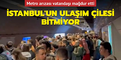 İstanbul'un ulaşım çilesi bitmiyor... Metro arızası vatandaşı mağdur etti
