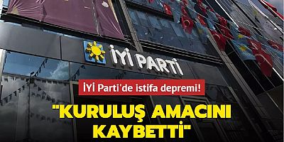 İYİ Partili İlçe başkanı istifa etti... 