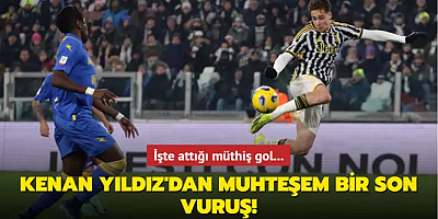 Kenan Yıldız'dan muhteşem bir son vuruş! İşte attığı müthiş gol...