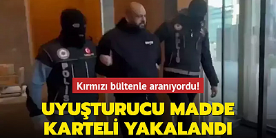 Kırmızı bültenle aranıyordu! Uyuşturucu madde karteli yakalandı