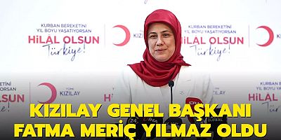 Kızılay Genel Başkanı Fatma Meriç Yılmaz oldu