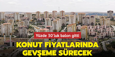 Konut fiyatlarında gevşeme sürecek